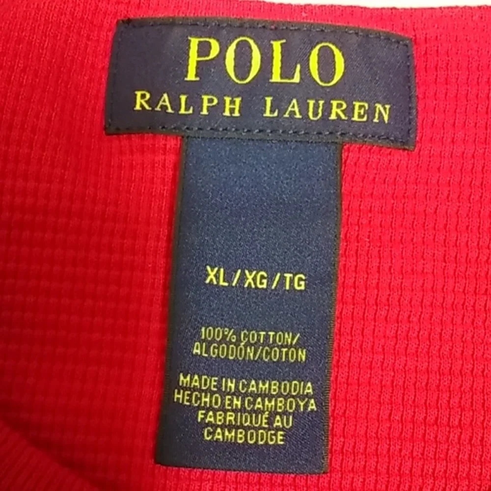 Polo Ralph Lauren red long